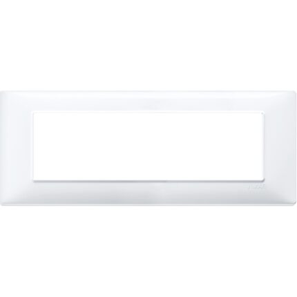 Rama decorativa Vimar Plana 14657.01, 7M plastic, Alb