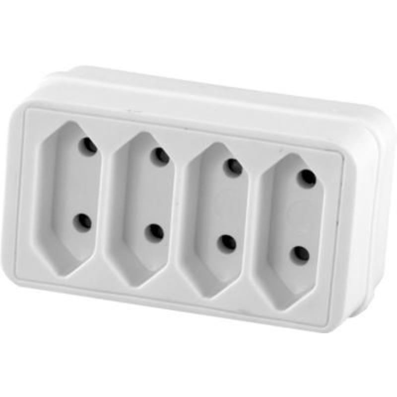 Triplu stecher 4xplat, Mentavill, cu protectie copii