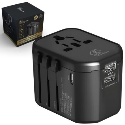 Adaptor universal de calatorie Extralink Smart Life EU/UK/USA/AU/CH + USB-C USB-A