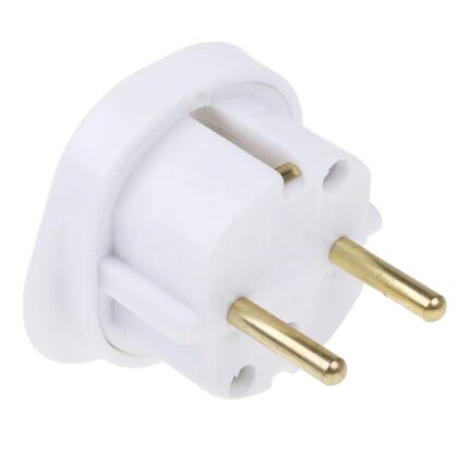 Adaptor priza RS PRO, UK Anglia la Europa, 7.5 A, alb