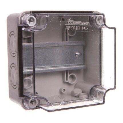 Cutie ermetica, Elektro-Plast, ABS, IP65, 230 / 400 V AC, IK07, 108 x 108 x 76 mm, Gri