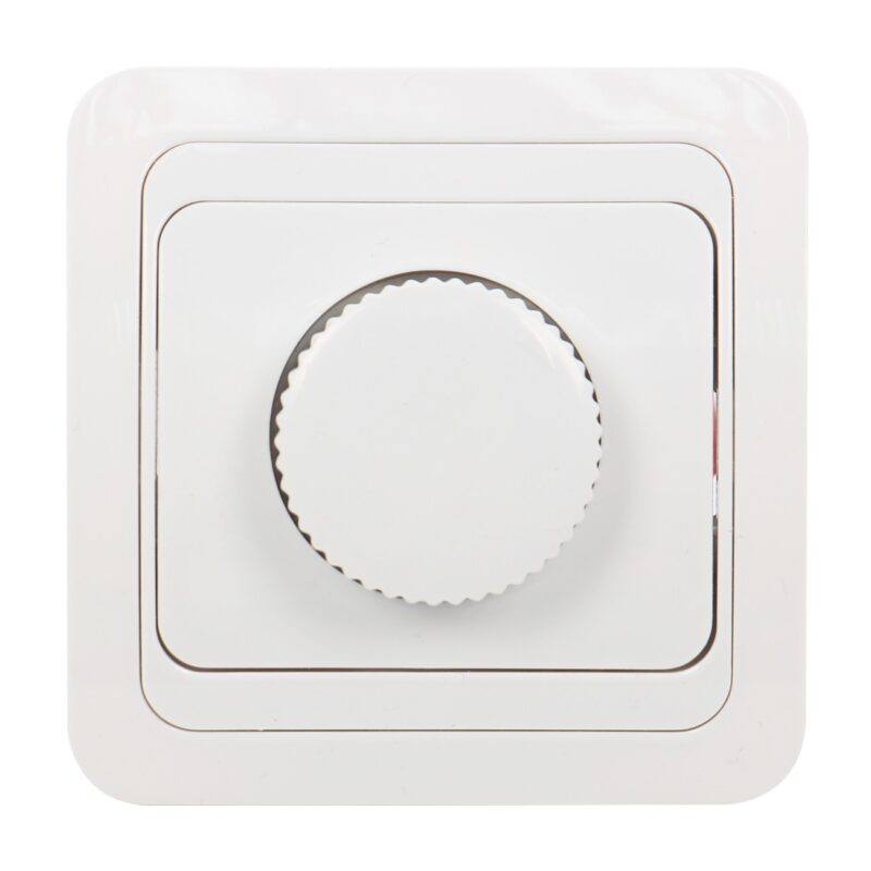 Variator de tensiune IS0802 Eco, 800W, 1 modul, Rama inclusa, Alb