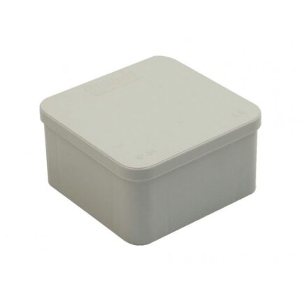 Doza derivatie Bemis BB2-0341-0003, zidarie, capac patrat cu cleme, aparenta, 85x85x50mm, IP44
