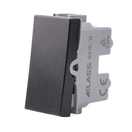 Intrerupator cap scara 1 modul negru, M-Klass