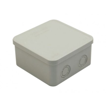 Doza derivatie Bemis BB2-0441-0003, zidarie, capac patrat cu cleme, aparenta, 95x95x50mm, IP44