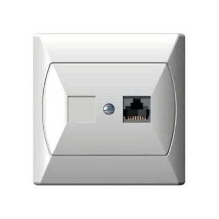 Priza, Mentavill, RJ45, Alb