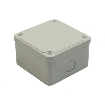 Doza derivatie Bemis BB2-0431-0083, zidarie, capac patrat cu suruburi, aparenta, 95x95x60mm, IP44