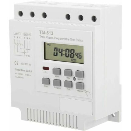 Timer programabil Tovbmup TM-613 380V pentru motor trifazat 350v-420vAC