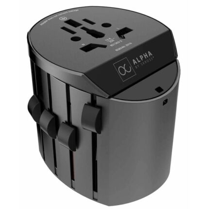 Adaptor priza universal Skross Alpha 1.1041, siguranta integrata, nu converteste tensiunea, 100 V - 250 V, 10A, 2500W, IP20