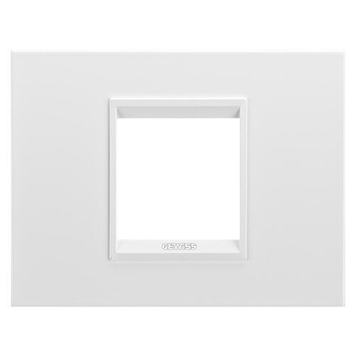 res_102f6e692415ba6036ad7b261c549abf Rama Gewiss Chorus Lux Monocrom GW16202YB 2 Module Alb