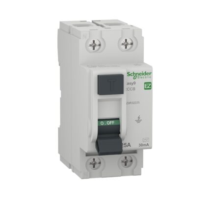 Intrerupator automat diferential Schneider Electric EZ9R32225, latime 2 module, 4.5kA, 2P, 30 mA, 25A