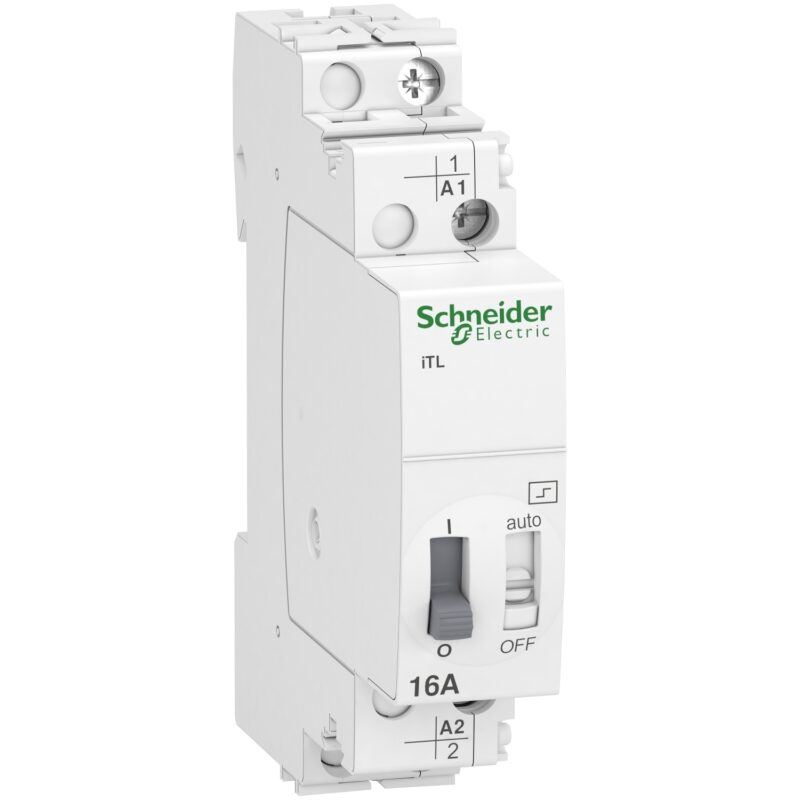Teleruptor modular Schneider Electric A9C30811, montare pe sina din, curent nominal 16A, 1P