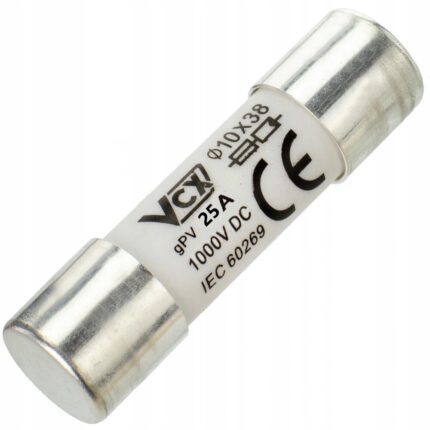 Siguranta fuzibila cilindrica PV 10x38 25A gPV 1000V DC