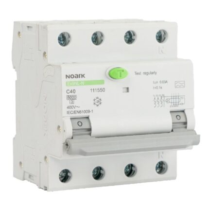 Siguranta automata diferentiala RCBO 3P+N 32A 30mA, curba B, tip A, Noark, Ex9NL-N B32