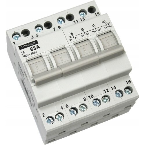 Comutator sursa de alimentare 63A 4p SCHELINGER 3863
