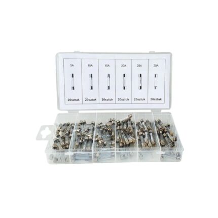Set sigurante din sticla, 5-30A, 120 elemente, Kraft&Dele KD1302