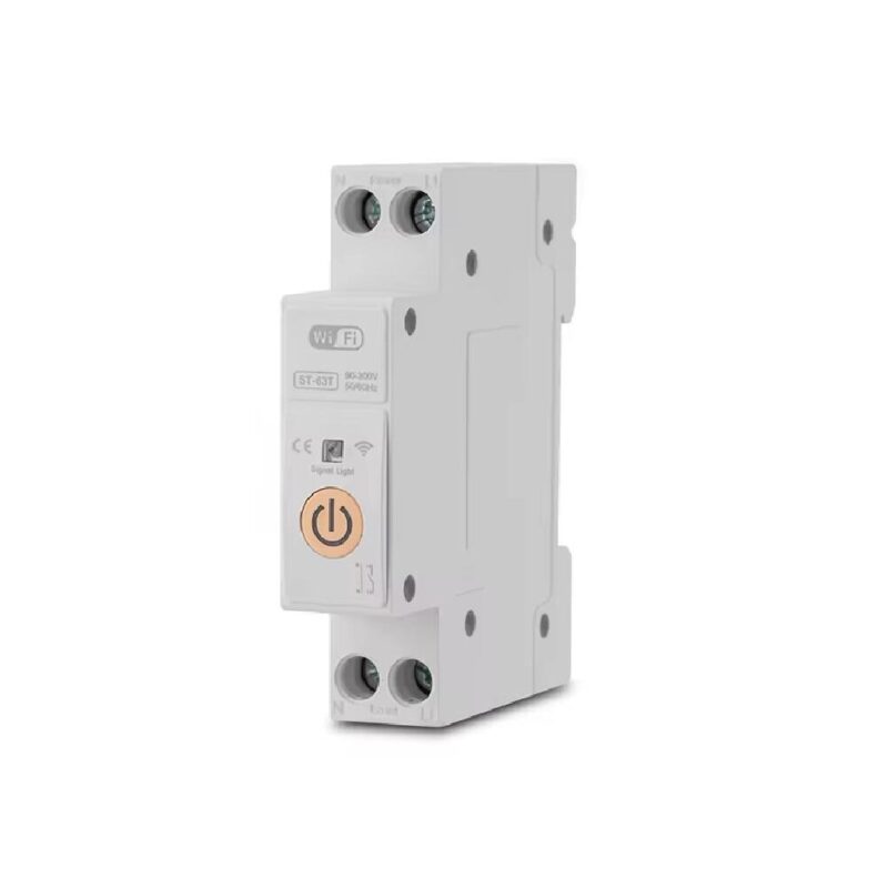 Comutator automat smart, WI-FI, 1P+N 60 A, control la distanta cu aplicatie TUYA