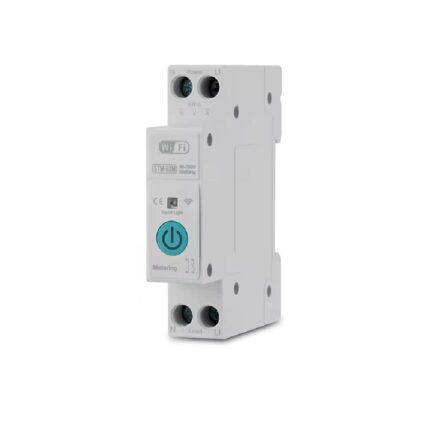 Comutator automata smart, WIFI, 1P+N, 60 A, monitorizare consum energie, compatibil cu aplicatia Tuya