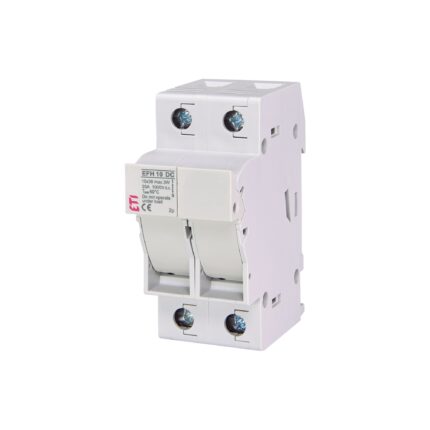 Separator cu fuzibil Eti, EFH DC 10x38mm pentru panouri fotovoltaice 2P 25A