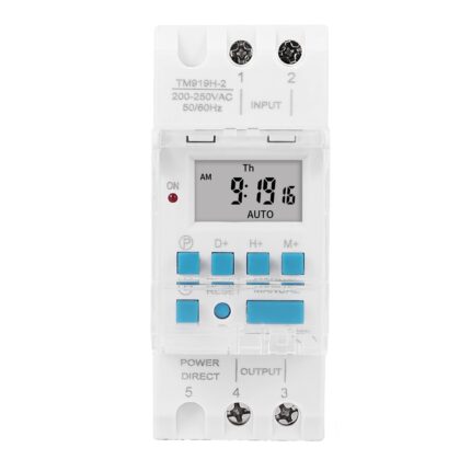 Releu digital cu temporizator, Sinotimer, temporizator, intrerupator, programabila, 230V, 16A, TM919H-2-16A