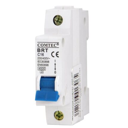 Intrerupator automat monopolar BRT COMTEC, 16A, curba C
