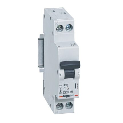 Intreruptor Automat 6A 1P+N C 4.5kA 1MW - LEGRAND RX3