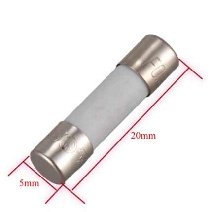 Siguranta rapida de ceramica 6A, cu dimensiune 5x20mm, set 100buc