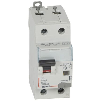 Intreruptor Automat Diferential Combinat 32A 1P+N C 30mA AC 6kA 2MW - LEGRAND DX3