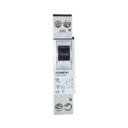 Siguranta automata 1P+N C 6A curba de declansare C, capacitate de rupere 6kA SIEMENS