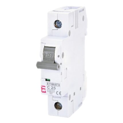 Intrerupator siguranta electrica, ETI Polam, 1 pol, 25 A, Alb/gri