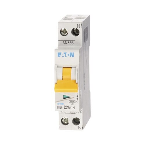Disjunctor Electric Modular Eaton Xpole 1p+n 25a 4, 5ka, Curba C