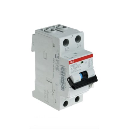 Diferential 2P C 16A 30mA curba de declansare C, capacitate de rupere 10kA ABB