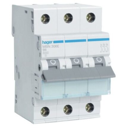 Intrerupator de supracurent MCN320E, 3P, C20, Hager