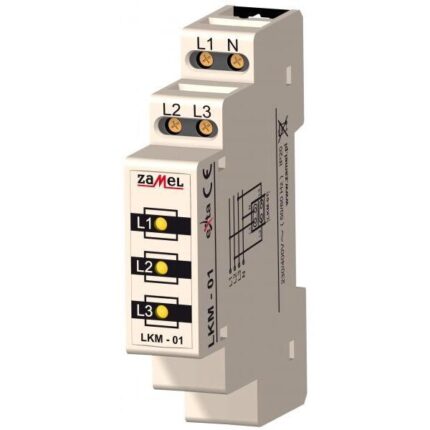 Lampa de control LKM-01-30, Zamel, Alb