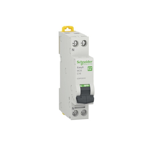 Disjunctor Electric Modular Schneider Easy9 1p+n 16a 4, 5ka, Curba C