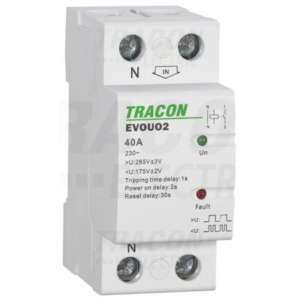 EVOUO2P63 Releu automat de sub/supratensiune, Tracon Electric
