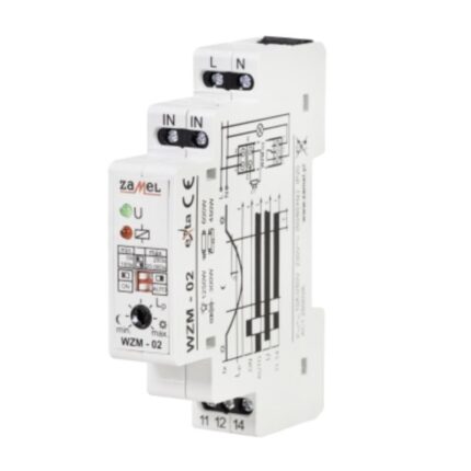 Comutator crepuscular, Zamel, Plastic, 230V, Alb