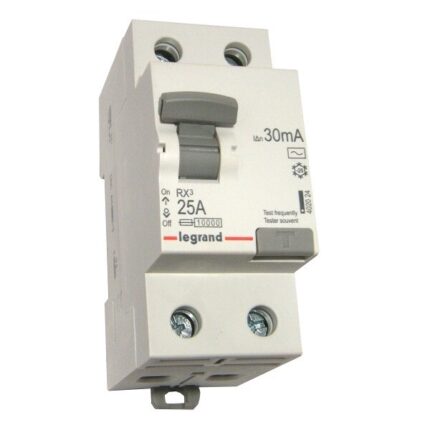 Siguranta automata RCD RX3, Legrand, 25A, 30mA, Alb