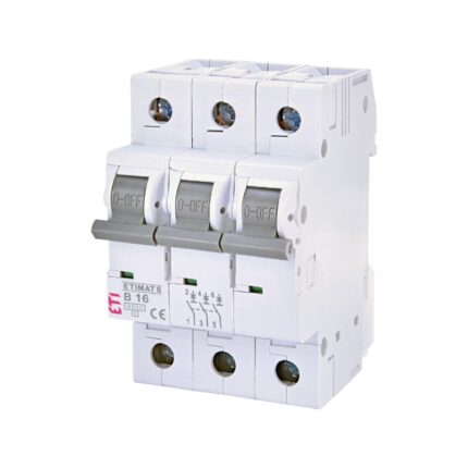 Siguranta automata 3P 16A Curba B 6kA ETI 002115516