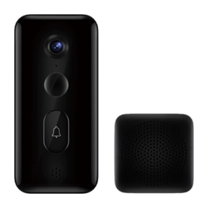 Sonerie inteligenta cu camera video Xiaomi Smart Doorbell 3, Wi-Fi, rezolutie 2K, acumulator 5200mAh, incarcare USB-C, 79dB