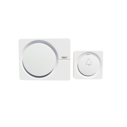 Sonerie Wireless cu Baterii MRG MVV5, 1 Receptoar, Pentru Usa Apartament, Poarta, Curte, Casa, Exterior, 38 Melodii, Alb