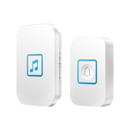 Sonerie Wireless A86 inteligenta Fara Fir Distanta 300m 60 de tonuri Rezistenta la apa Alb