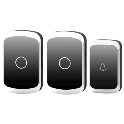 Sonerie wireless, set 3 piese, negru