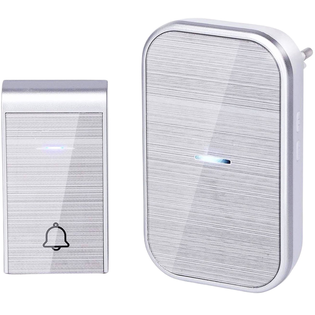 res_c82795eaa8a99bd4a379a889978c0dfd Sonerie Fara Fir/ Wireless SofiaCONCEPT®,Impermeabil in standardul IP44,Distanta 150 m, 36 Melodii polifonice, Alimentare Priza Home, 1 Receptor, Crystal Silver