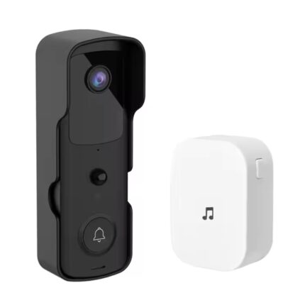 Sonerie Video Inteligenta MaGeCa® V30 fara fir/Wireless, Comunicare Bidirectionala de la distanta, Video Interfon HD, Night VIsion, Rezistenta la apa, Aplicatie dedicata iOS si Android, 2 baterii incluse