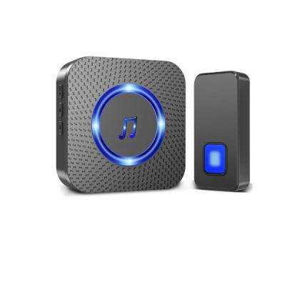 Sonerie Fara Fir Wireless Life, Distanta 300 M, Rezistent La Apa, 5 Trepte Volum, 55Melodii, Negru