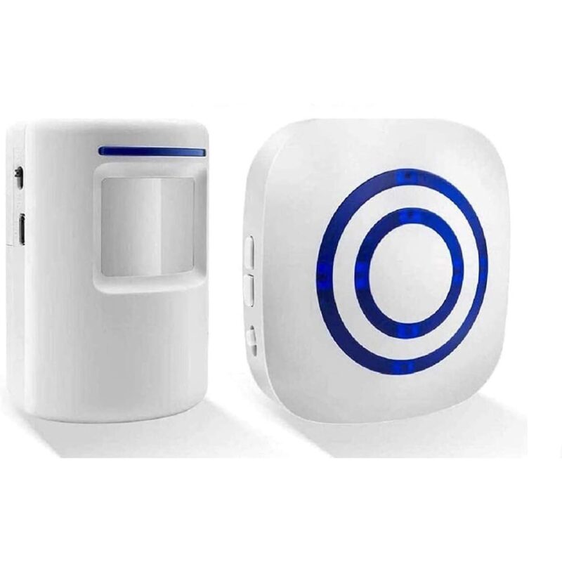 Alarma senzor de miscare, Jormftte, PVC, Alb