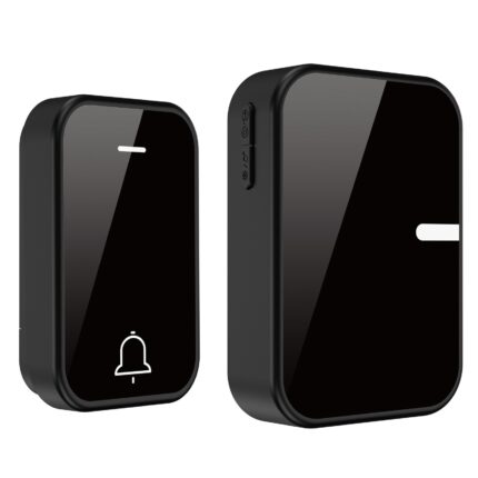 Sonerie fara fir, Vaxiuja, Plastic, 66 x 40 x 20 MM, Negru