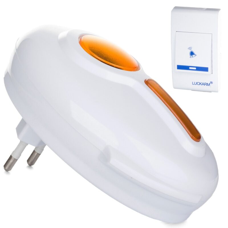 Sonerie Fara Fir/ Wireless, Distanta 150m, 32 Melodii, Alimentare Priza Home, Alb, 1022