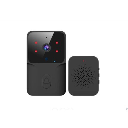 Sonerie Fara fir Wireless, VideoGuest, Transmitator video cu vedere nocturna, Control la distanta prin aplicatie dedicata TuyaSmart, 19 melodii disponibile, 4 trepte de volum, Raza de actiune pana la 150m, Cu microfon bidirectional, Negru